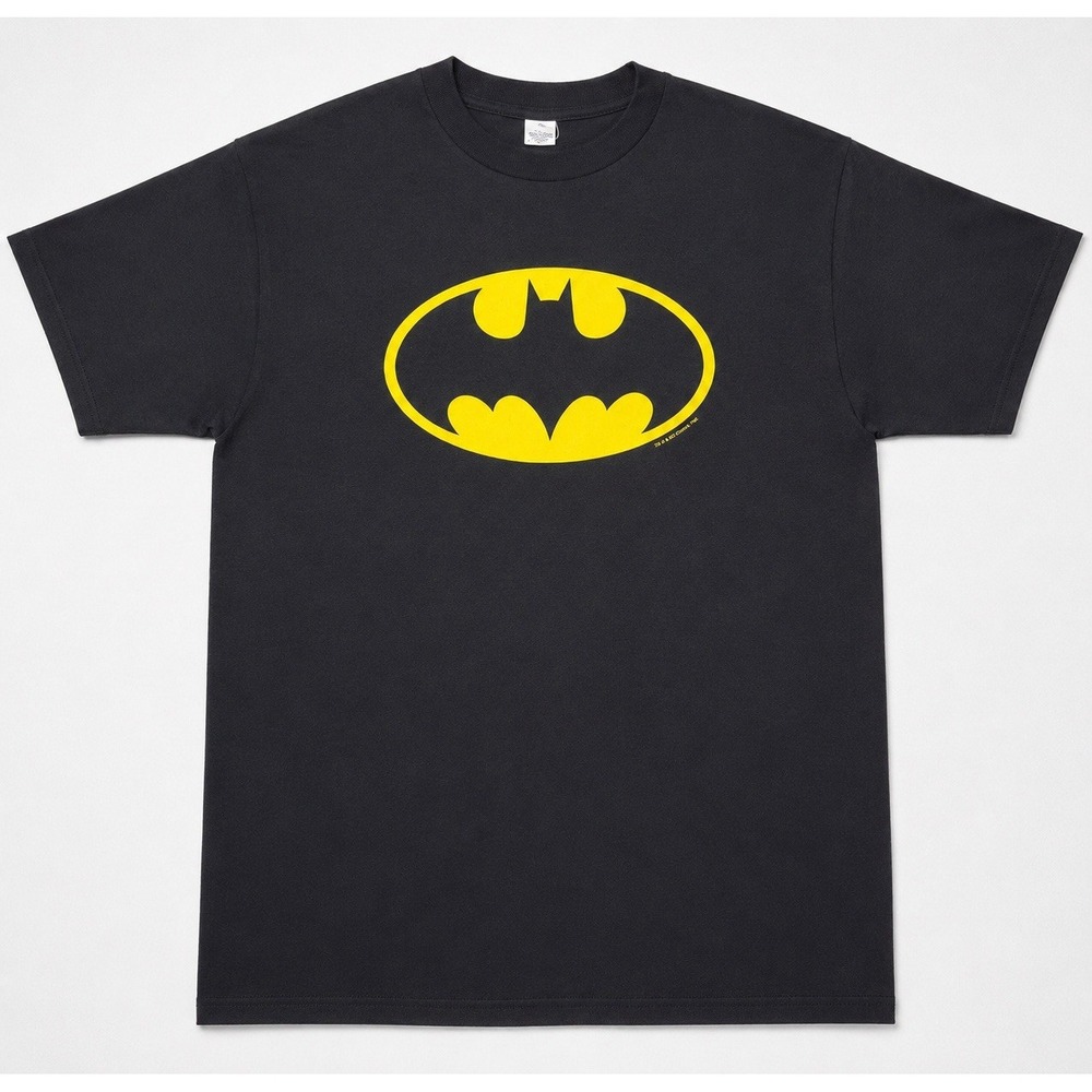 Vintage 80s Batman DC Comics T Shirt Single Stitch USA Made XXL Black Logo